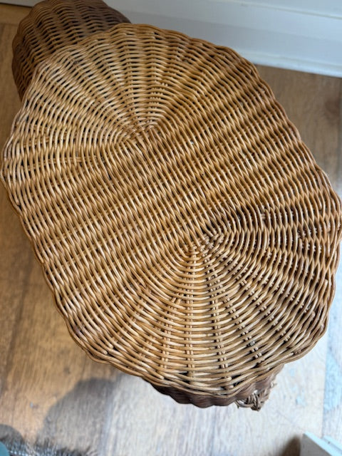 Vintage Rattan Elephant