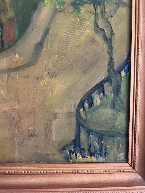 Vintage oil painting, Paddington