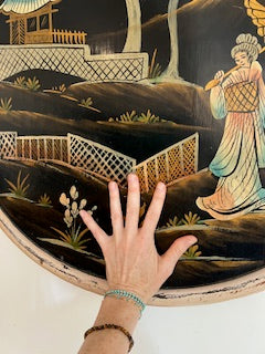 Large vintage Japanese painting