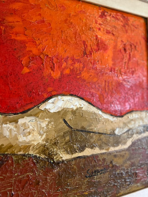 Vintage oil painting - nude