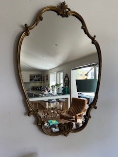 Gilded Shield Mirror