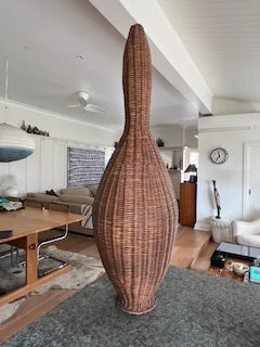 Large rattan sculpture