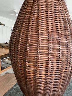 Large rattan sculpture