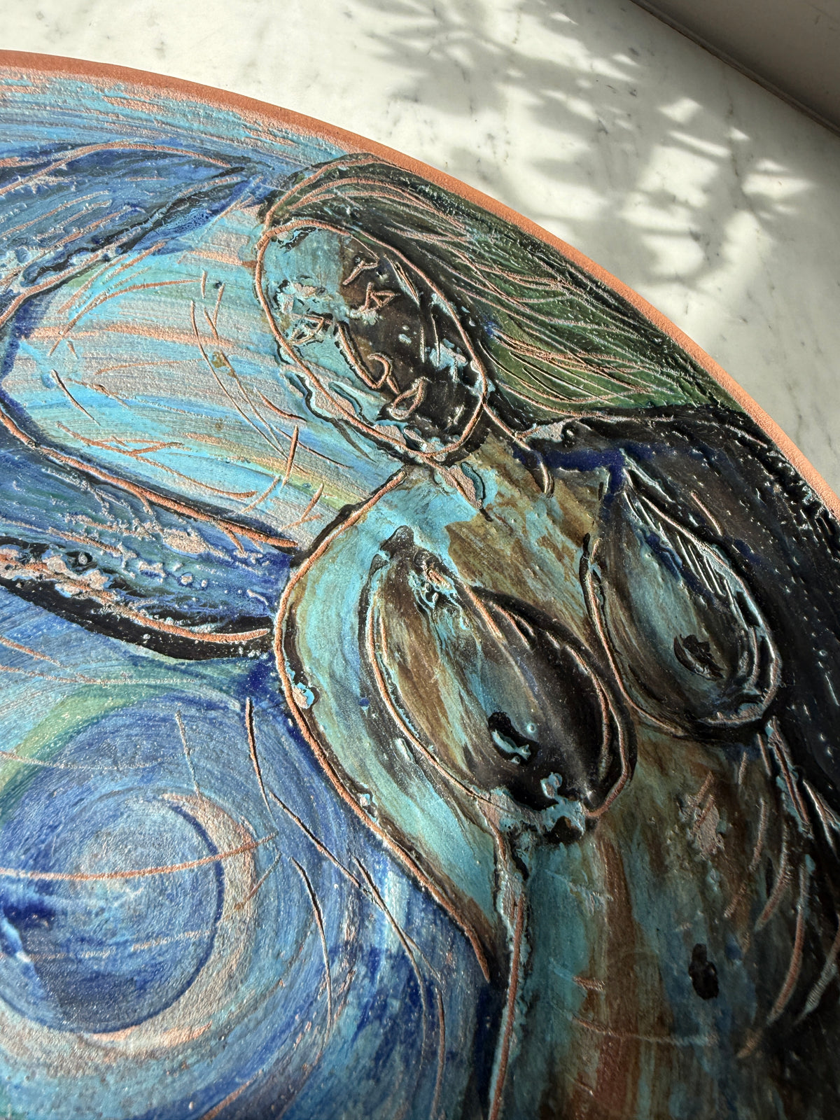 Mermaid large platter