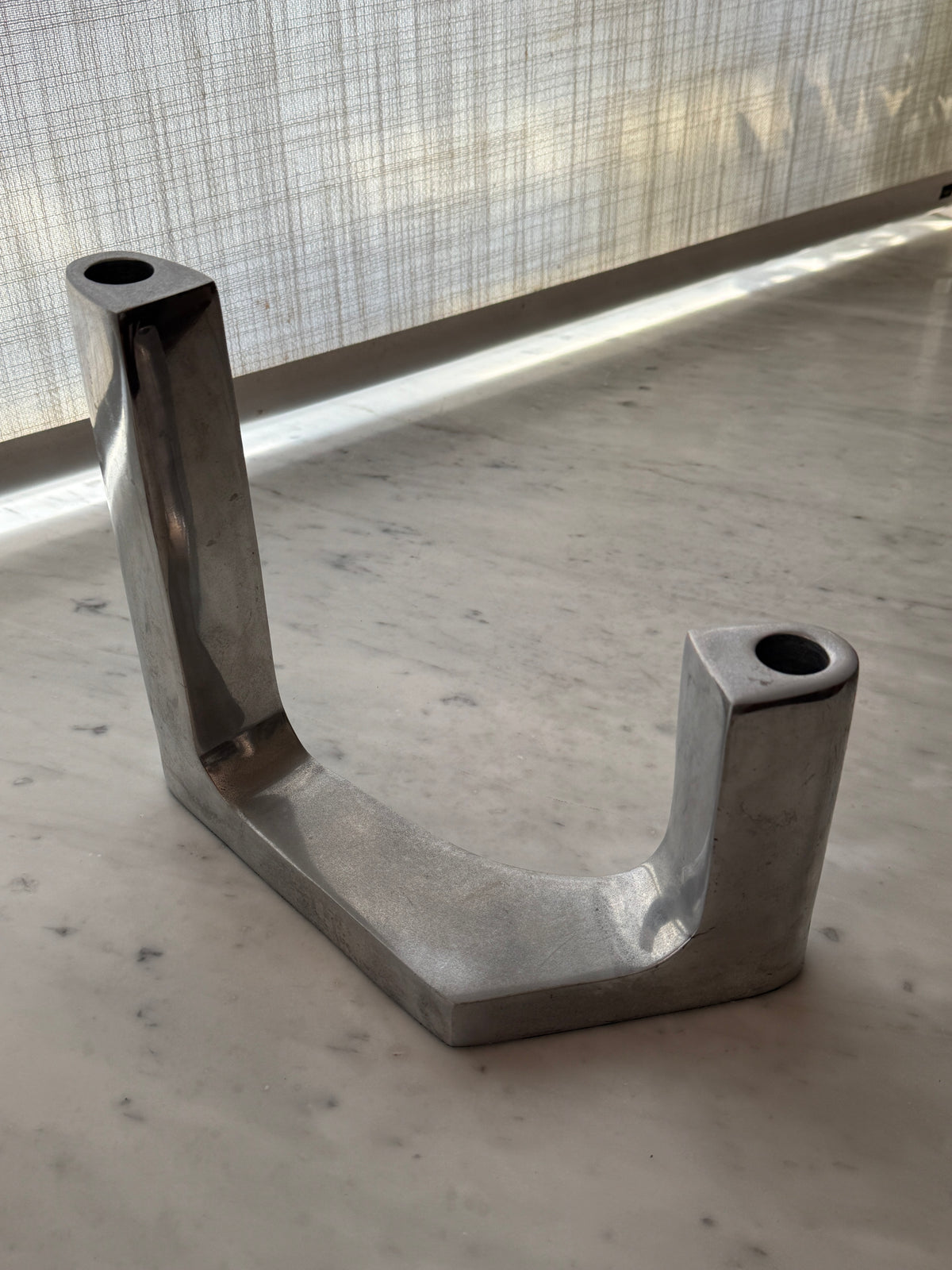 Brutalist candle holder