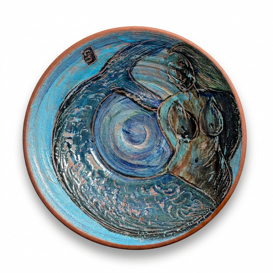 Mermaid large platter