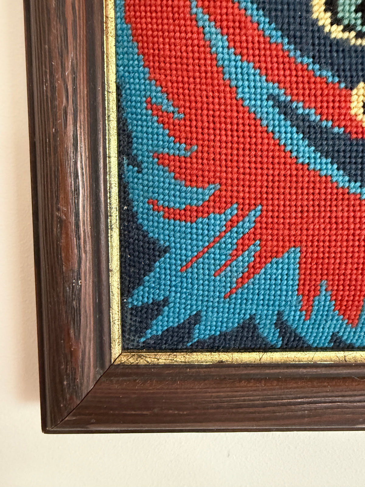 Vintage peacock tapestry