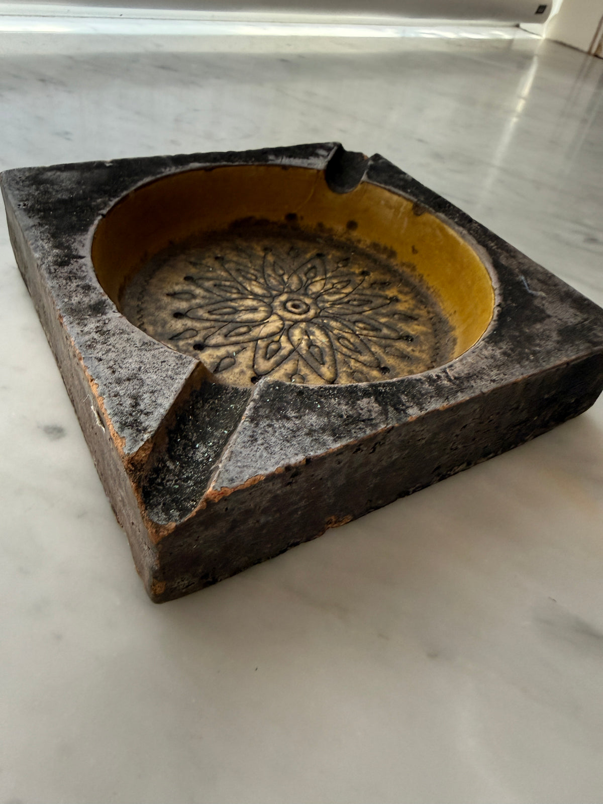Italian ceramic ashtray