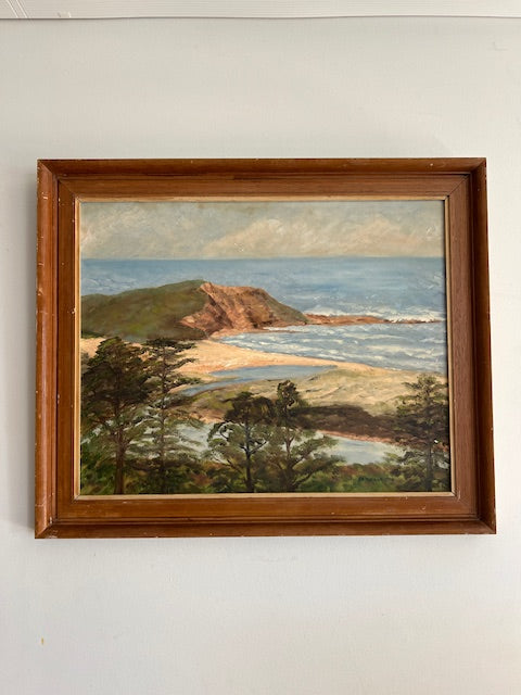 Vintage Seside Oil painting