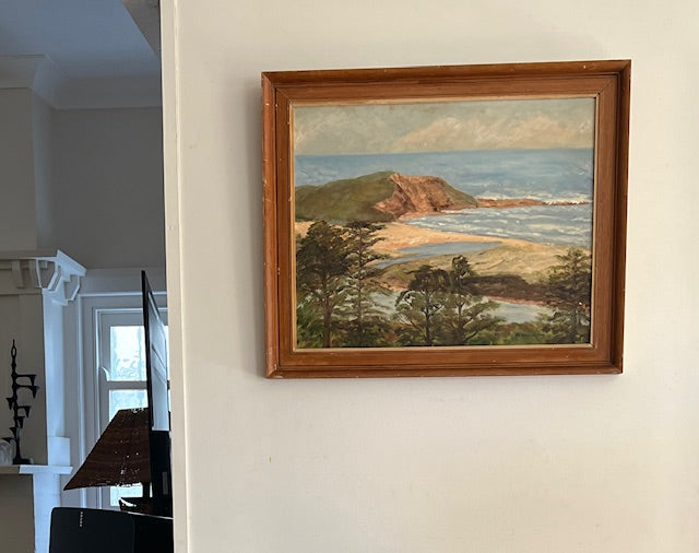 Vintage Seside Oil painting